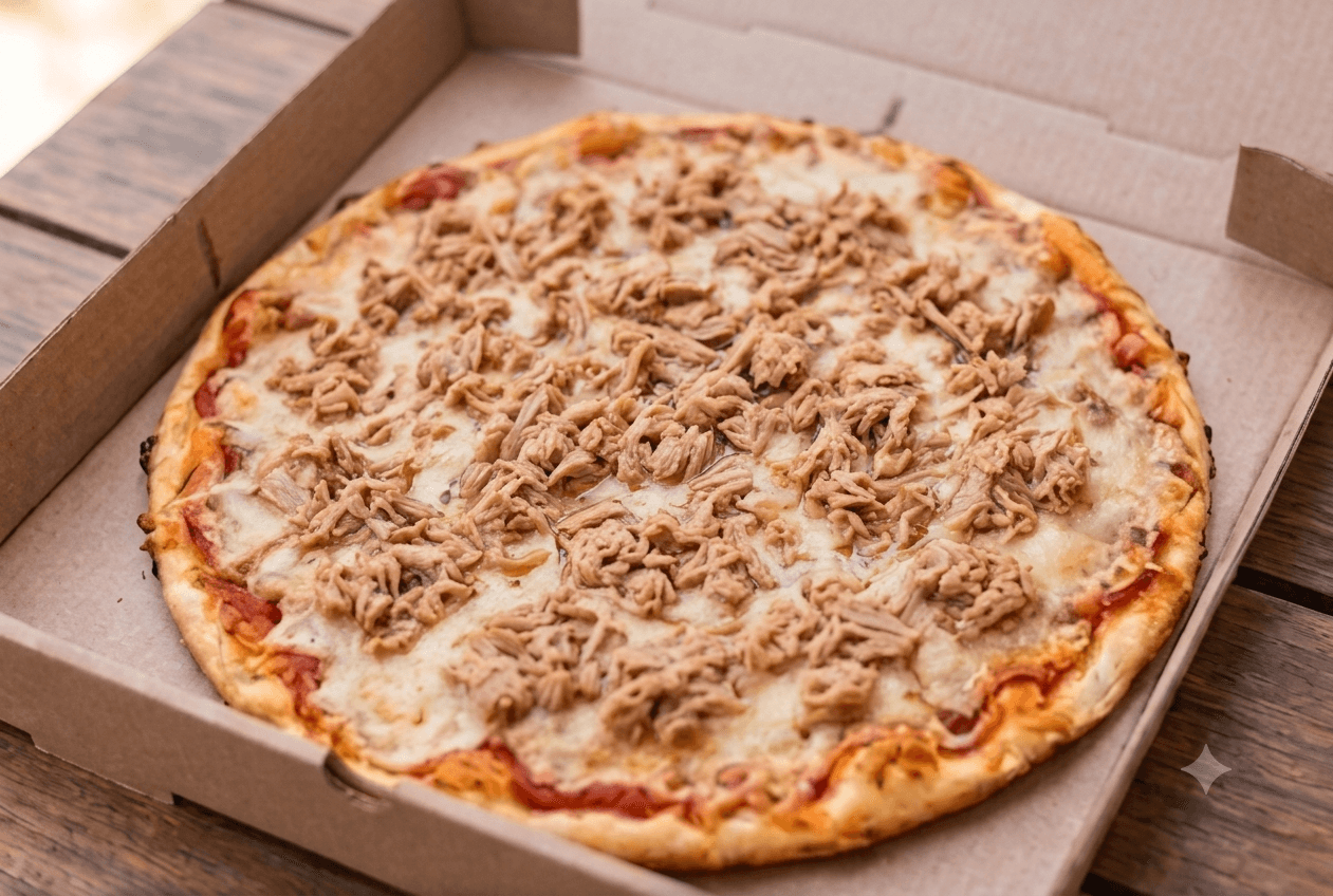 Pizza de atún