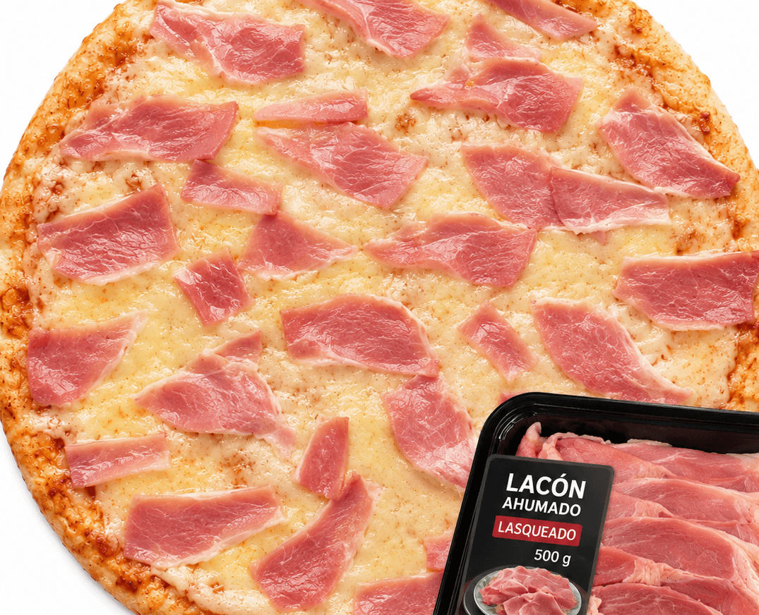 Pizza de Lacon Ahumado (35 cm)