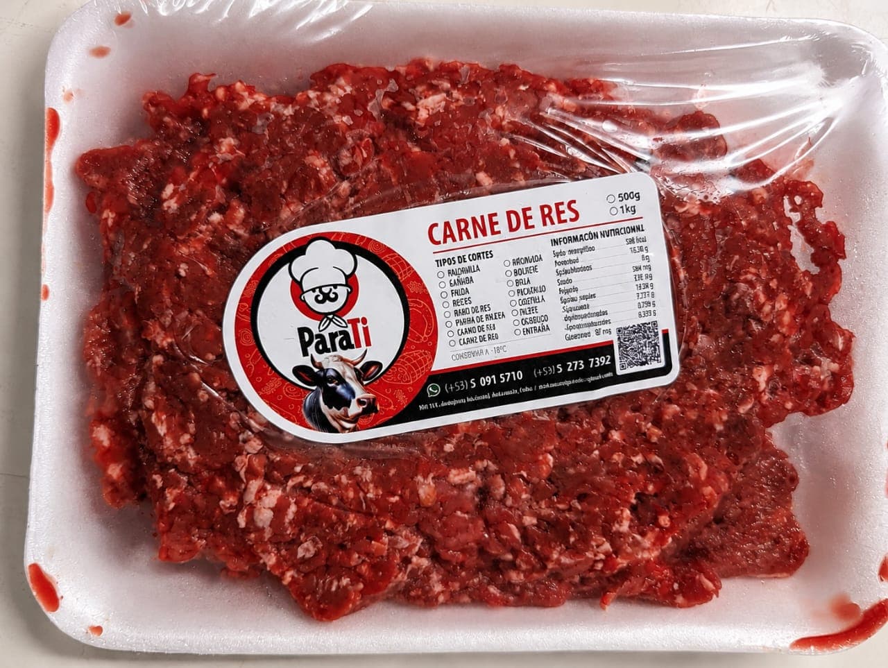 Picadillo de Res 1kg