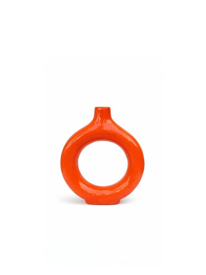 Búcaro Chico Redondo Naranja