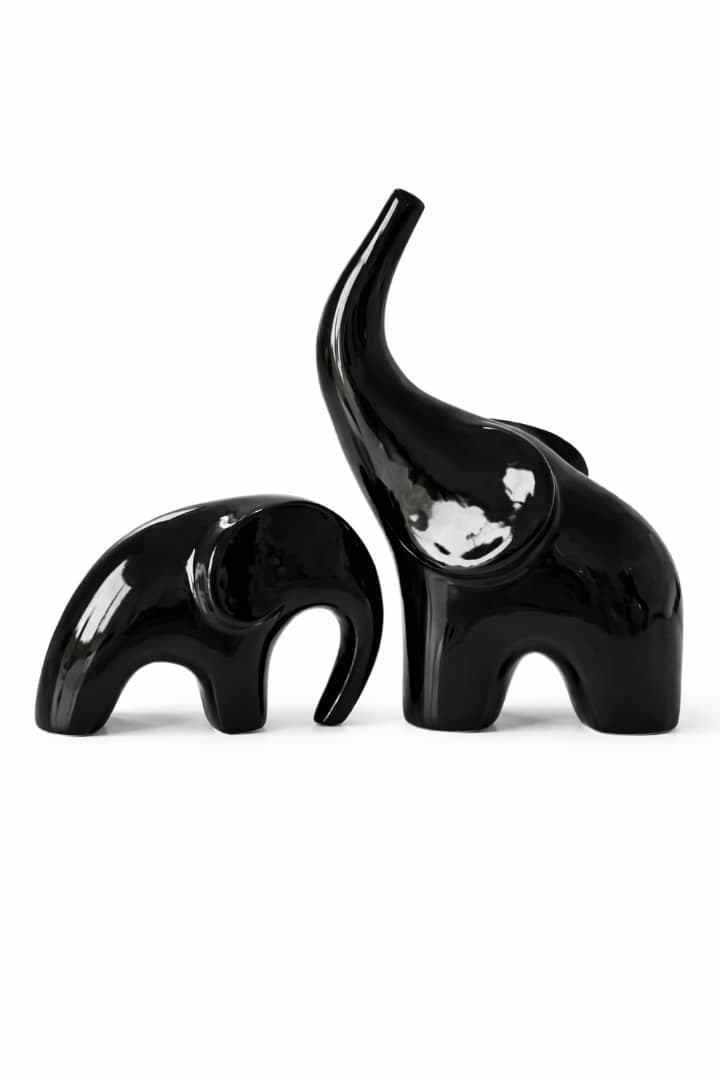 Pareja de Elefantes Negros