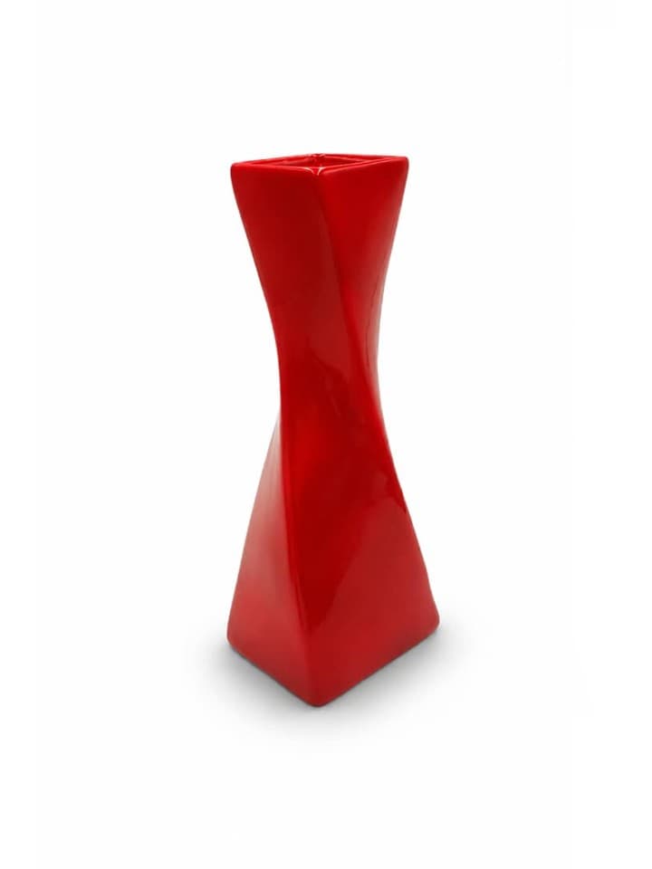 Búcaro Tornillo Rojo Vino
