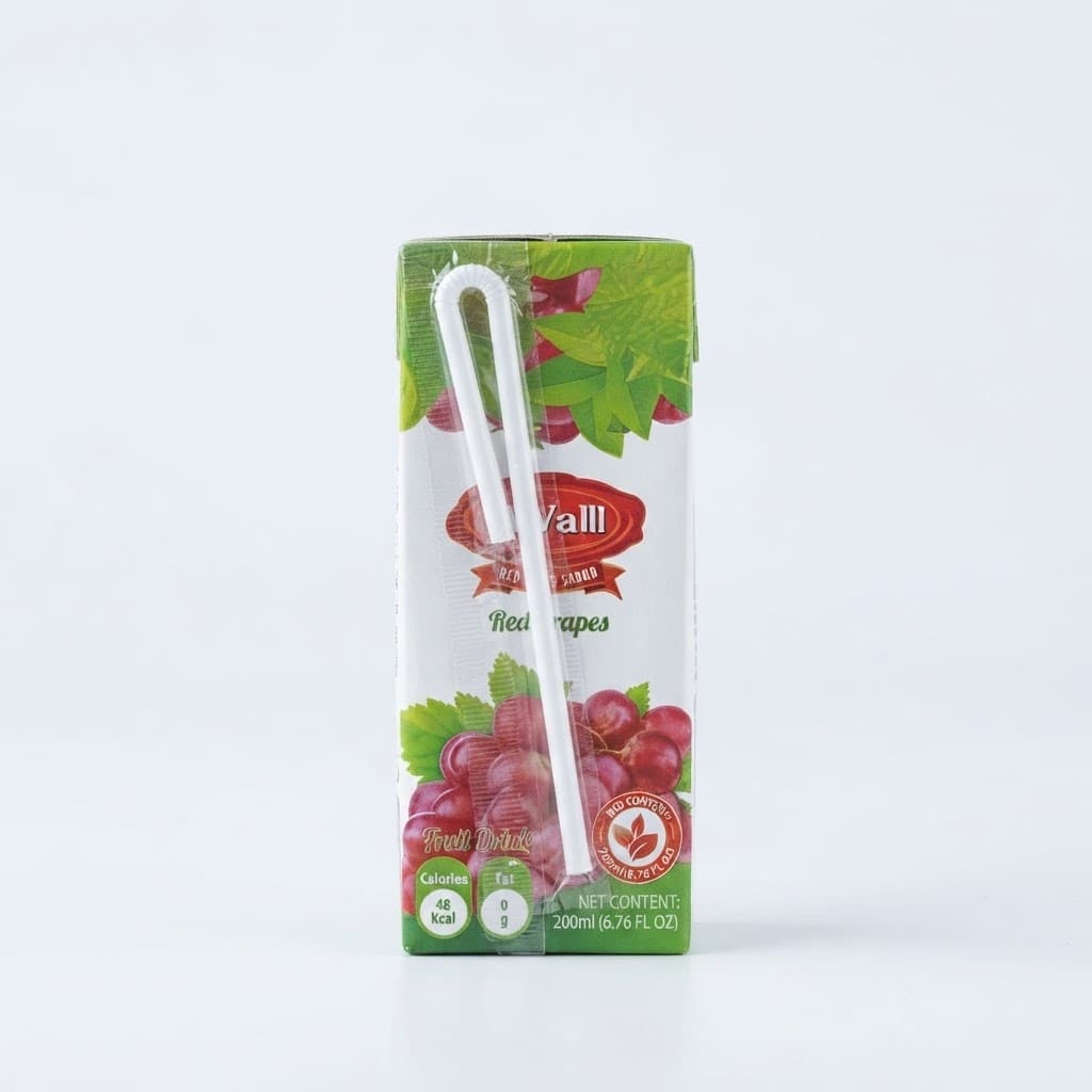 Jugo pequeño de cajita