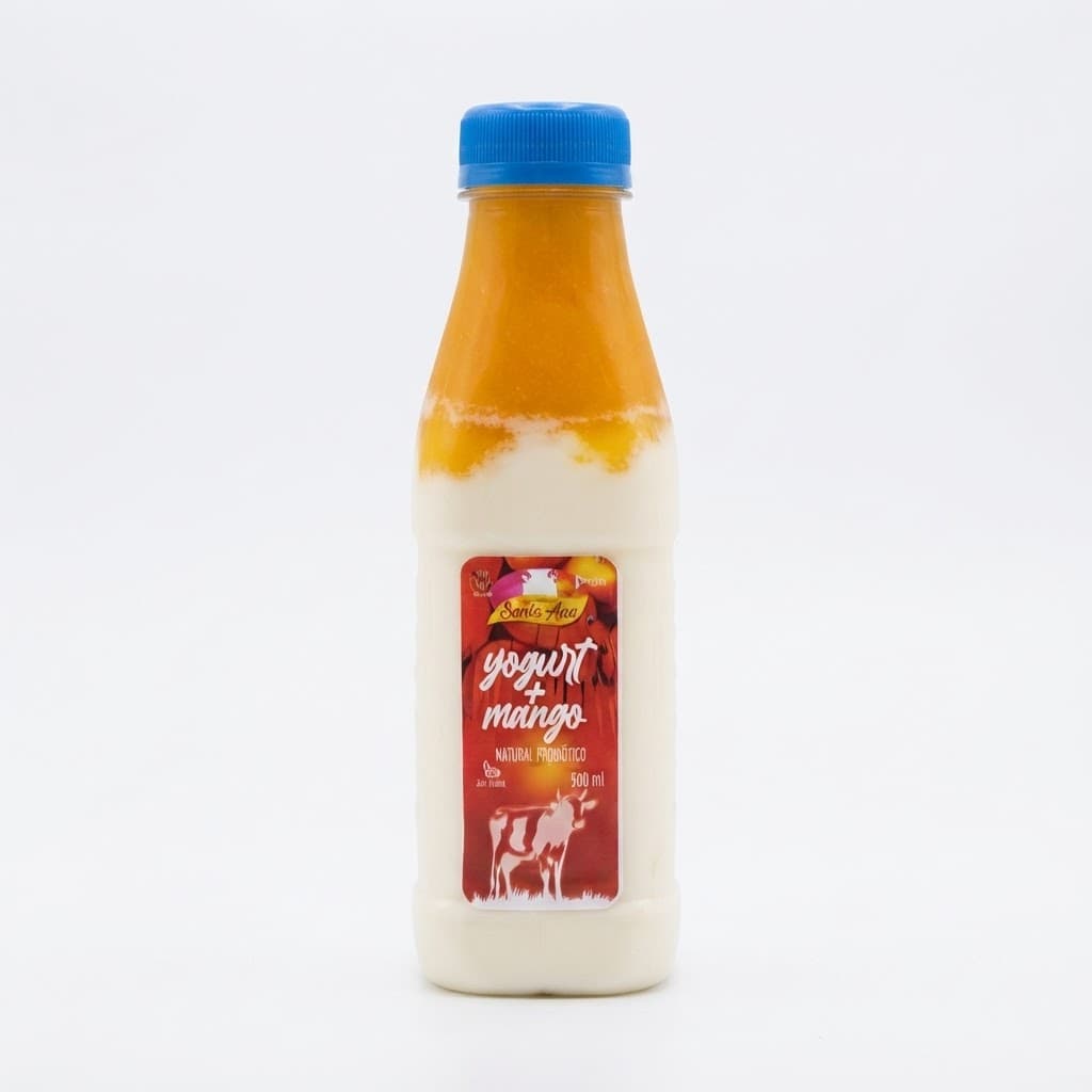 Yogurt Santa Ana + jugo de mango