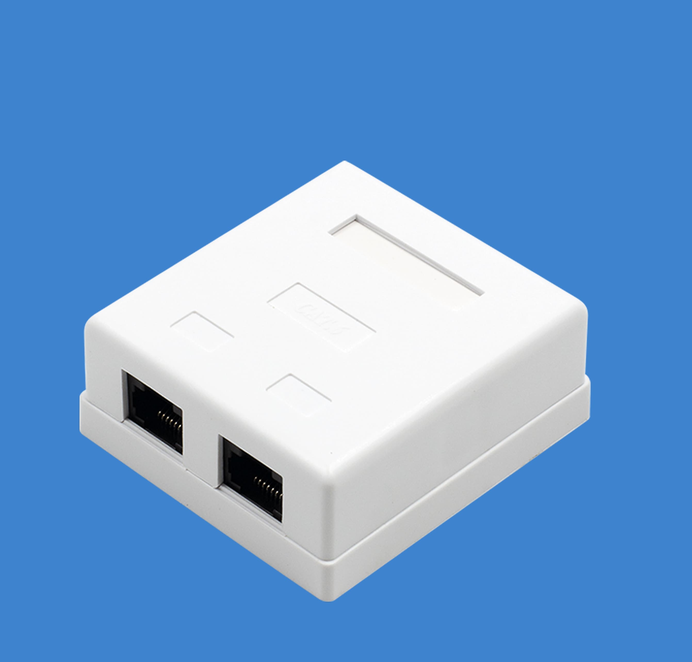C:114 Caja de superficie 2XRJ45